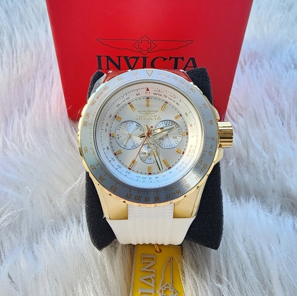Invicta Other - Invicta Gold and White Watch Original Brand New